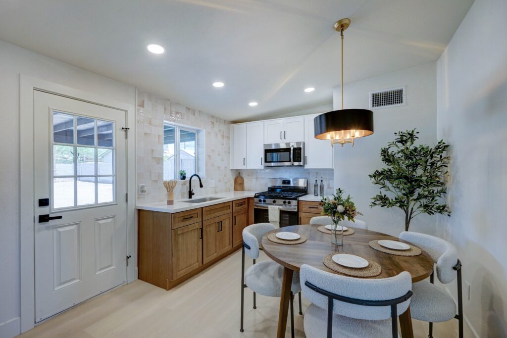 Completed kitchen after renovation